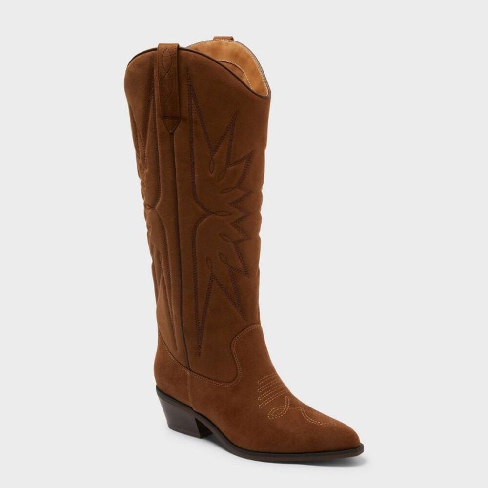 Women's Lissie Tall Boots - Universal Thread Cognac 6